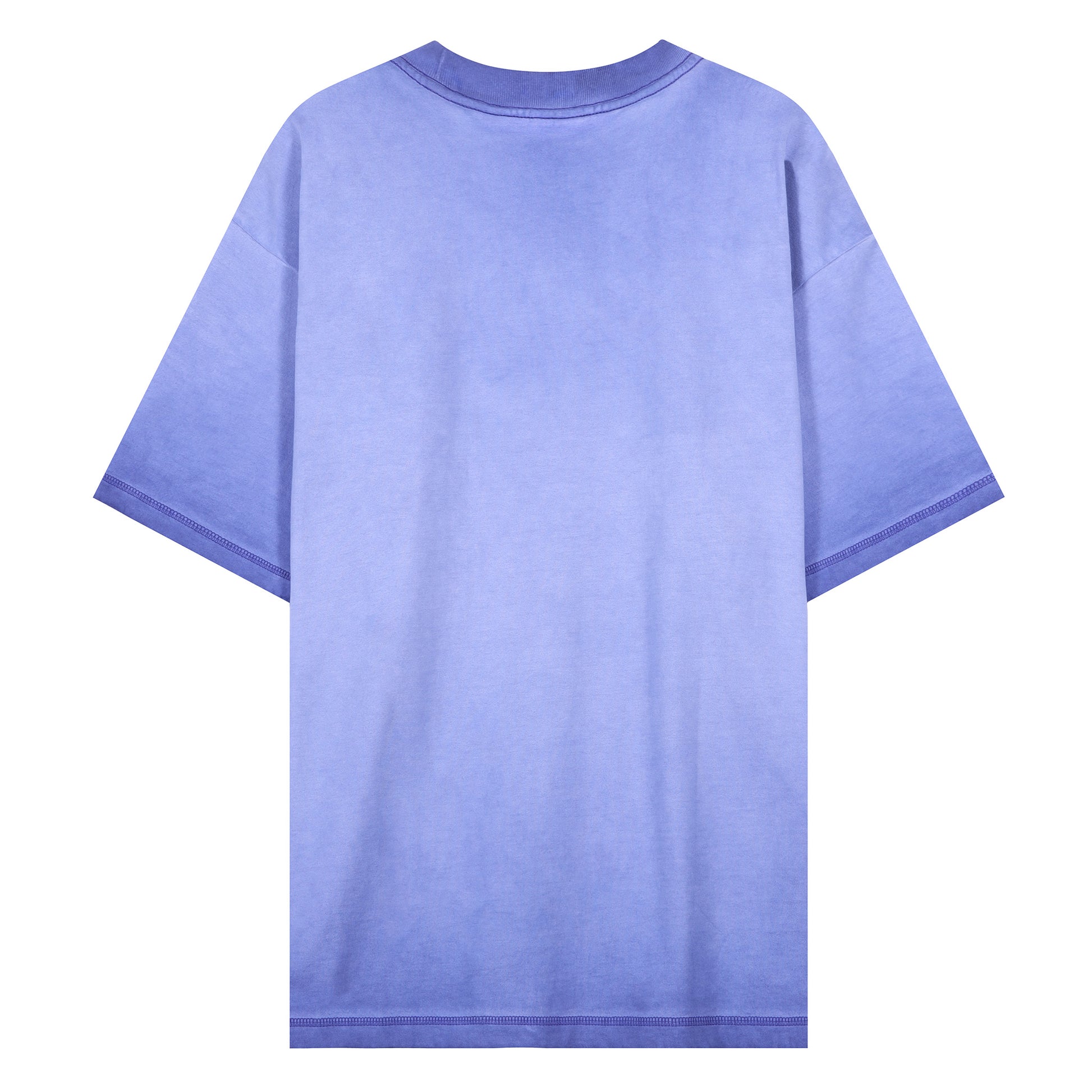 250g Summer Combed Cotton Fried Color Wash T Shirt