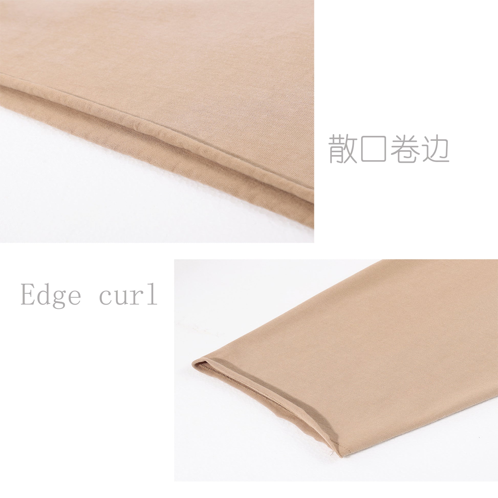 280G Casual Spray Roll Edge  Long Sleeve T Shirt