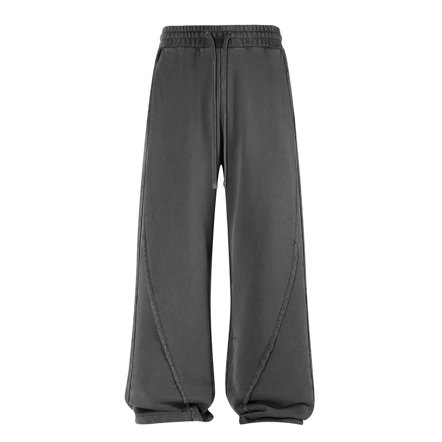 Vintage Wash Street Asute Dye Dark Grey Drawstring Sweatpant