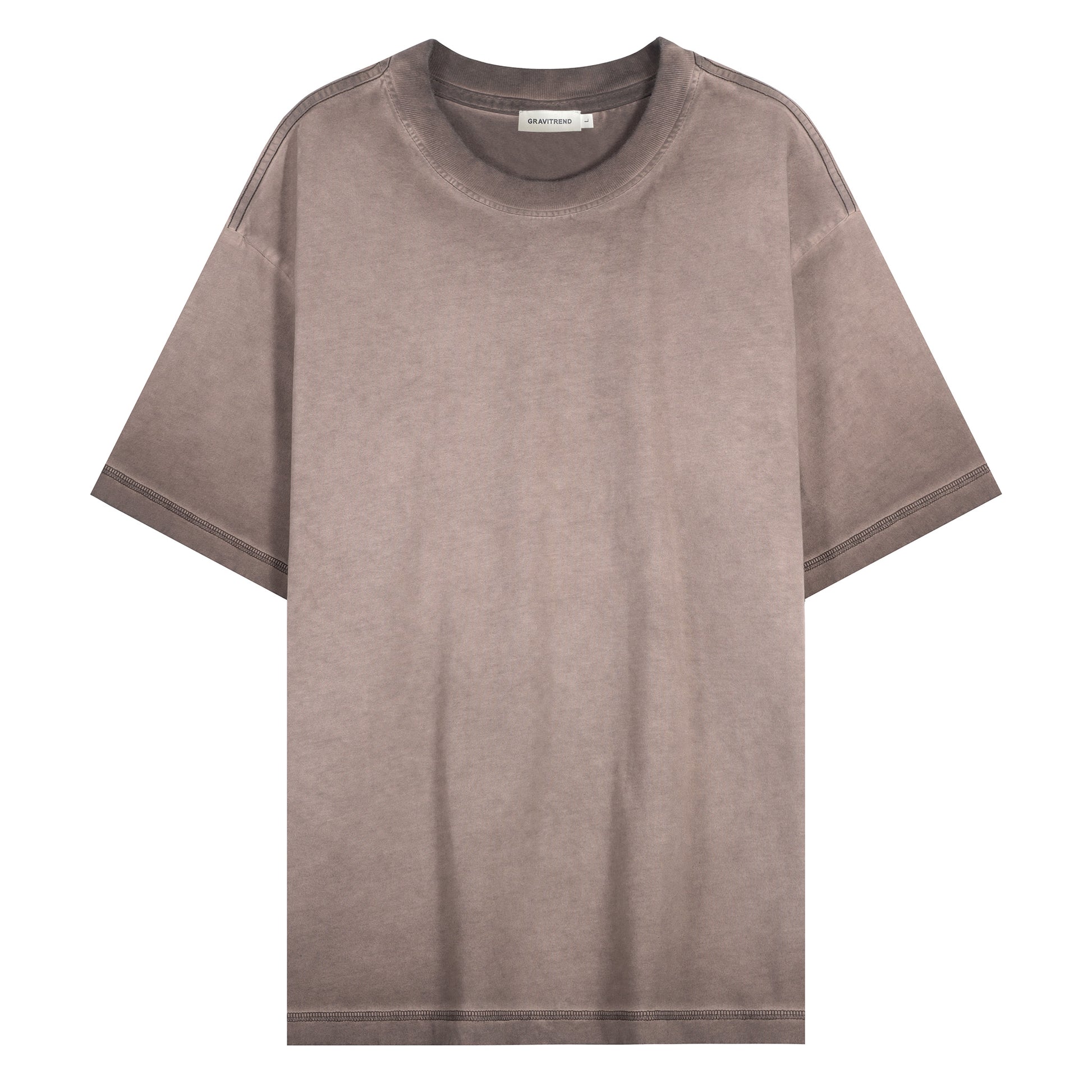 250g Summer Combed Cotton Fried Color Wash T Shirt