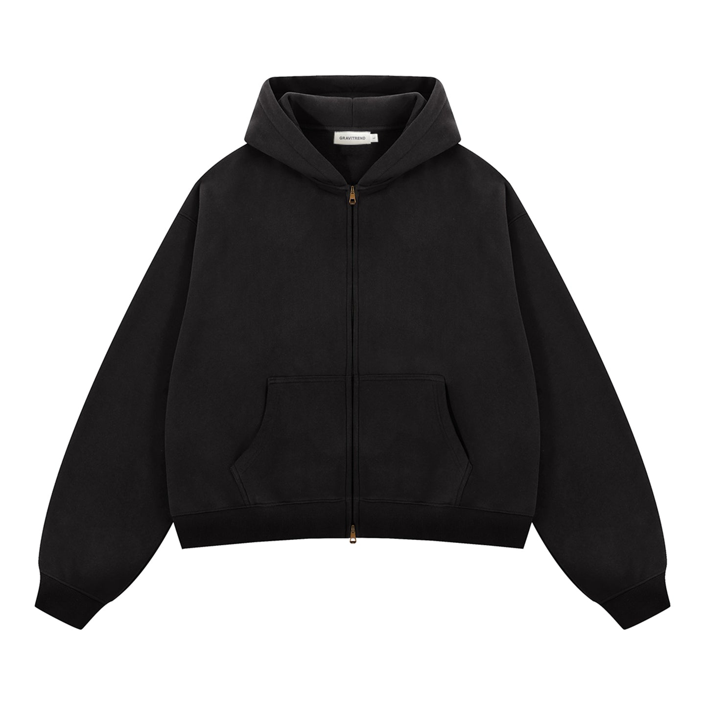 350G Sport Casual Fleece  Zipper Hoodies