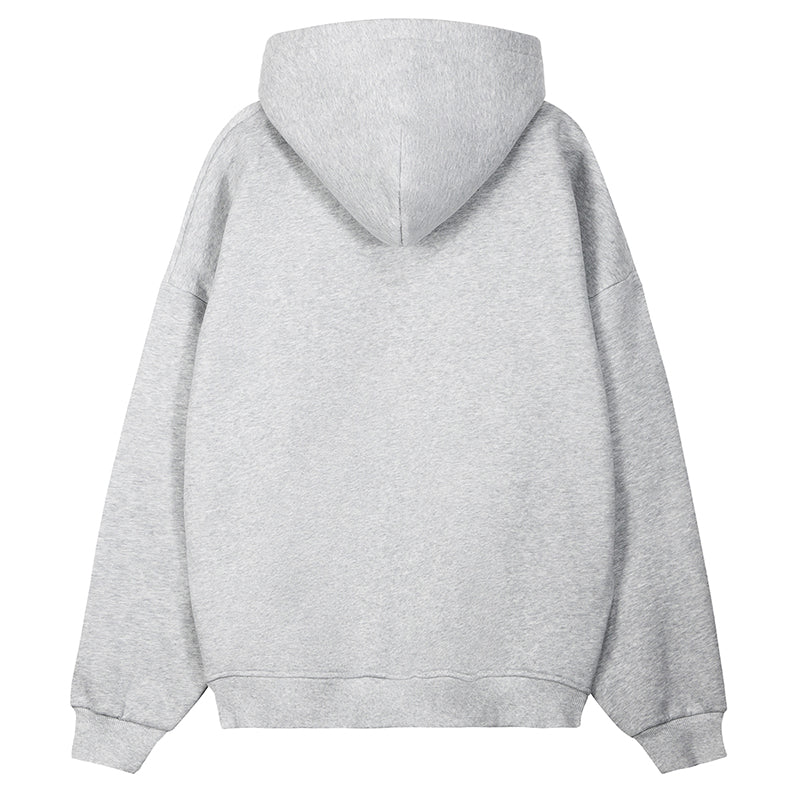 360G Fleece Causal Solid Color Hoodies Sweat Top
