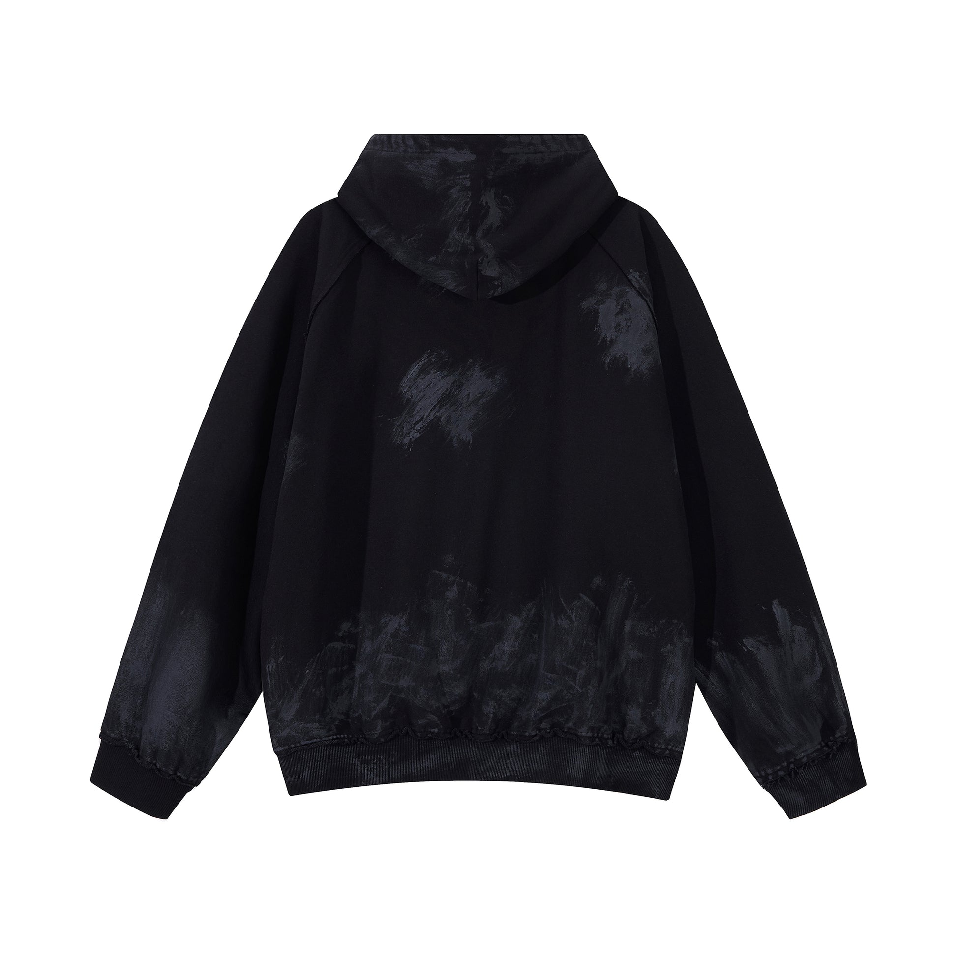 420G Street Fashion Destroy Paint Wash Oversize Casual Hoodies
