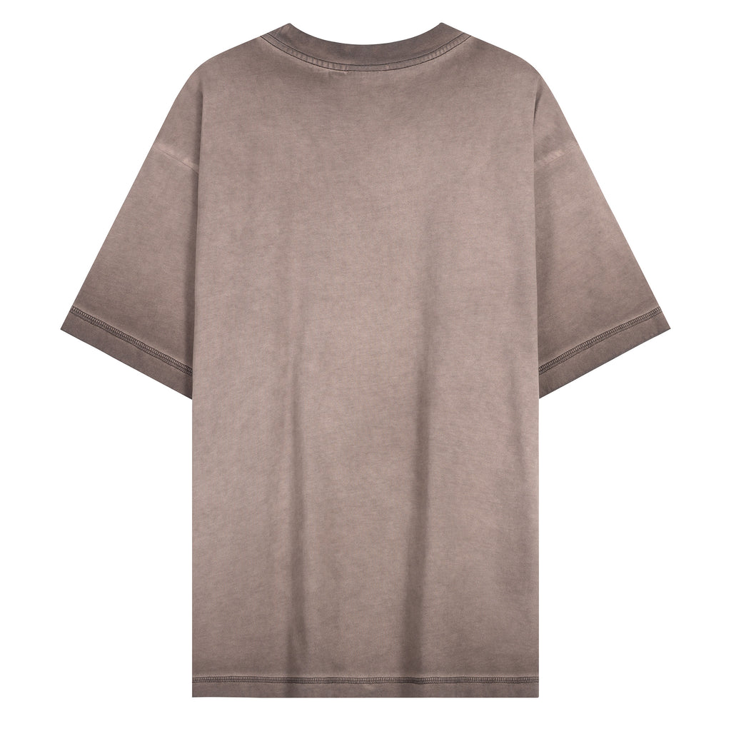 250g Summer Combed Cotton Fried Color Wash T Shirt