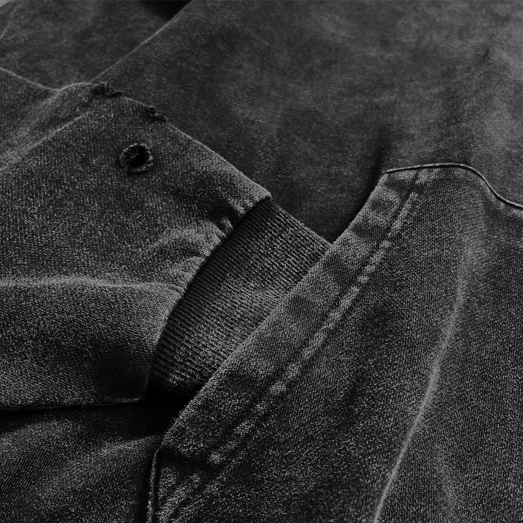400G Snow Wash Cutting Street Vintage Hoodies