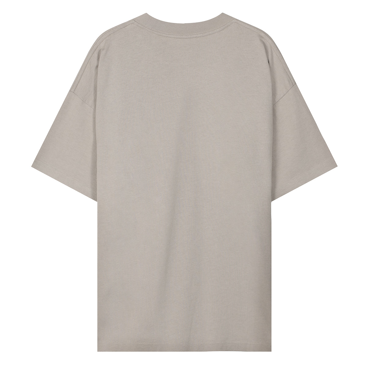 220G Summer Loose Solid Unisex Short Sleeve T Shirt