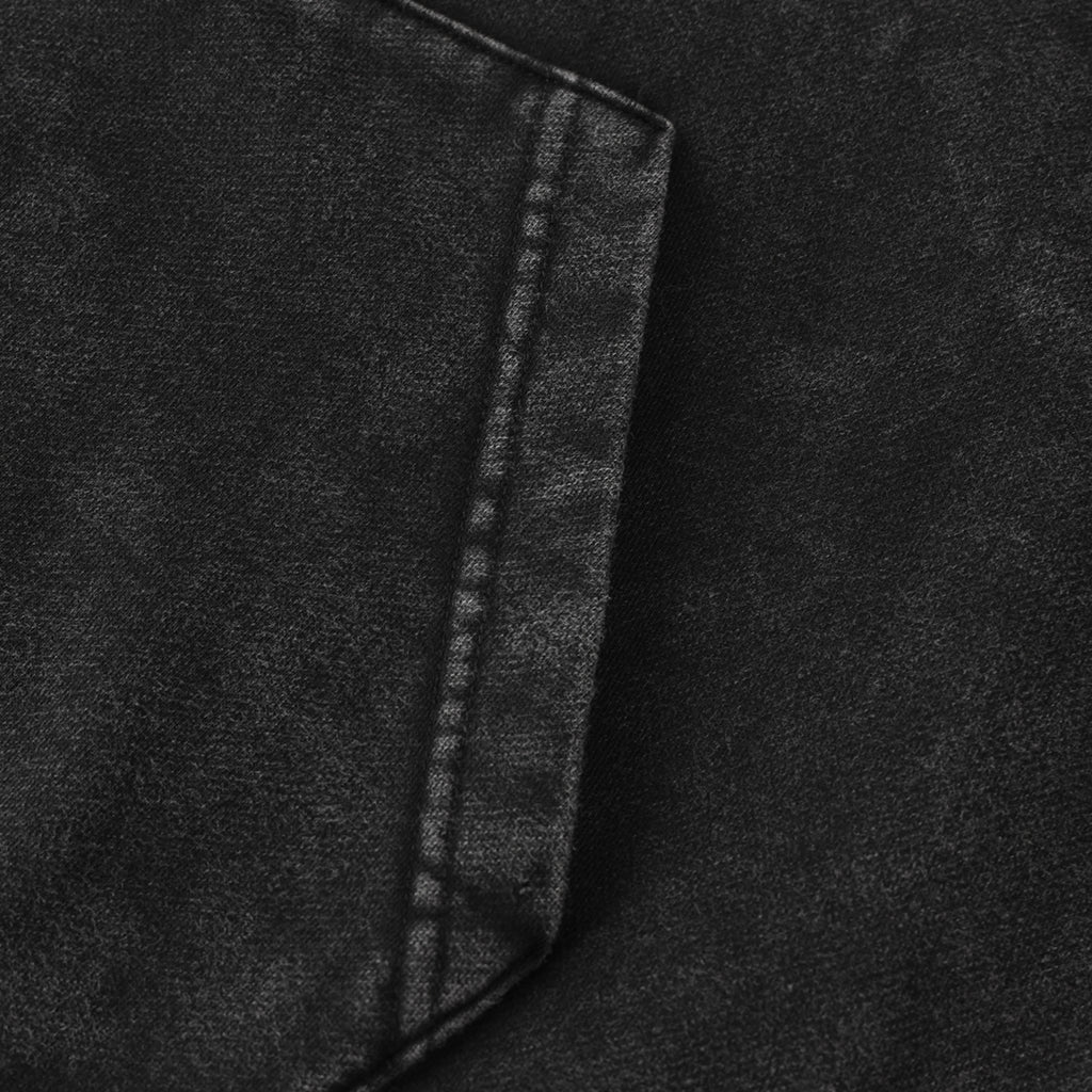 400G Snow Wash Cutting Street Vintage Hoodies