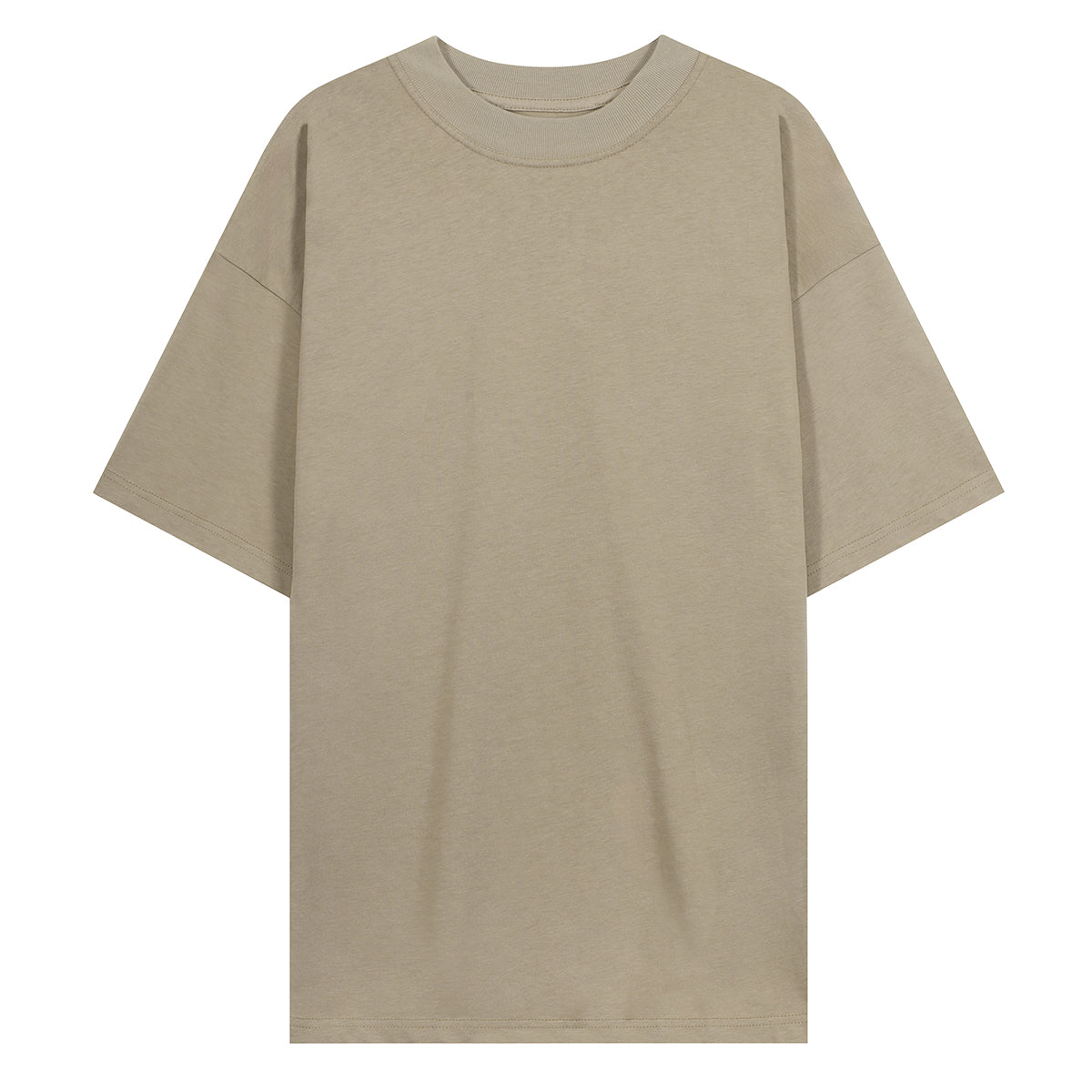 220G Summer Loose Solid Unisex Short Sleeve T Shirt