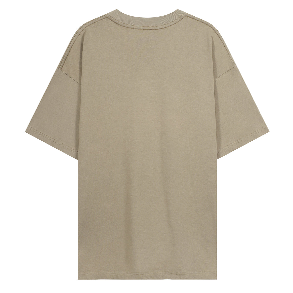 220G Summer Loose Solid Unisex Short Sleeve T Shirt