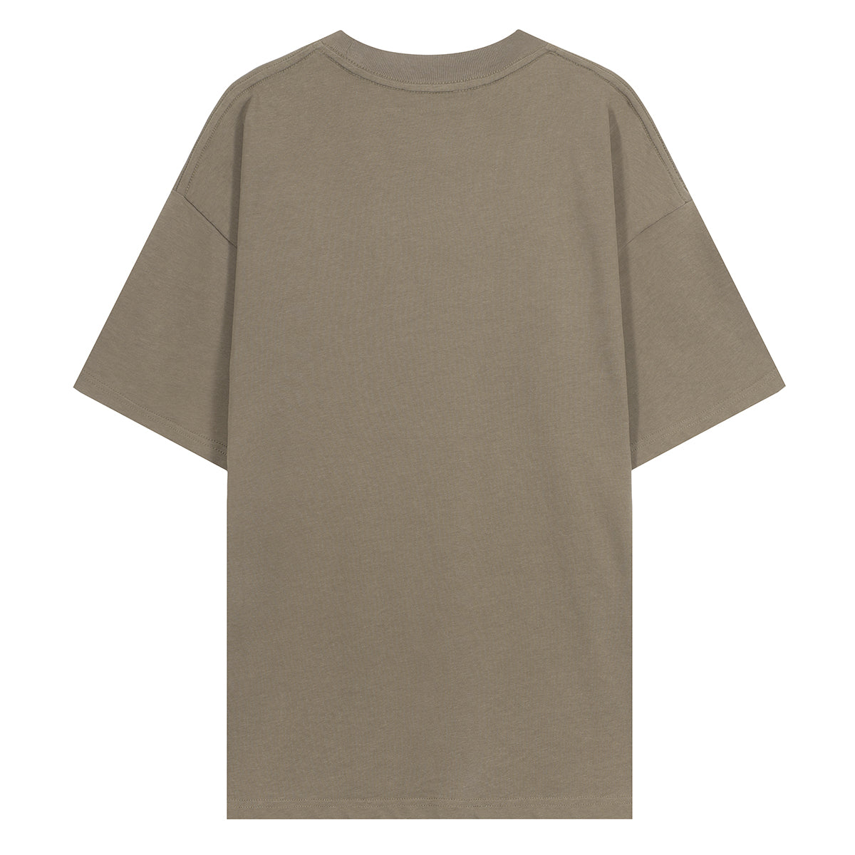 220G Summer Loose Solid Unisex Short Sleeve T Shirt