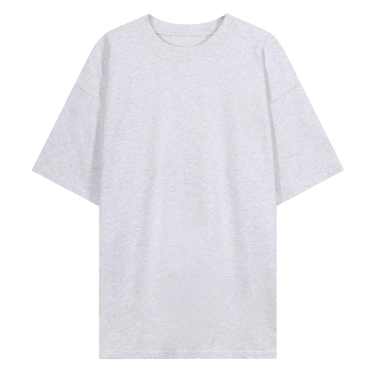 220G Summer Loose Solid Unisex Short Sleeve T Shirt