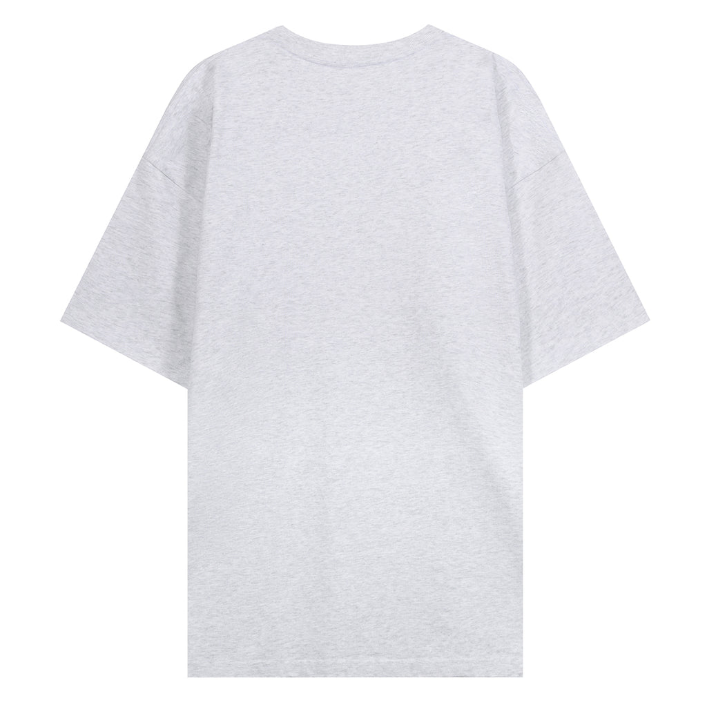 220G Summer Loose Solid Unisex Short Sleeve T Shirt