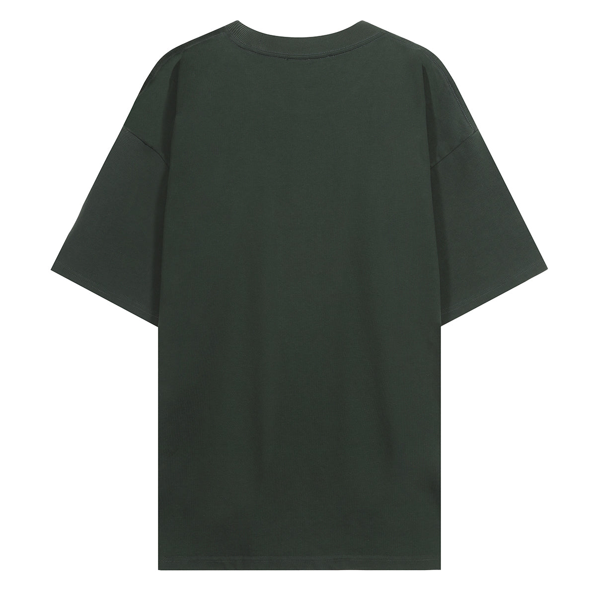 220G Summer Loose Solid Unisex Short Sleeve T Shirt