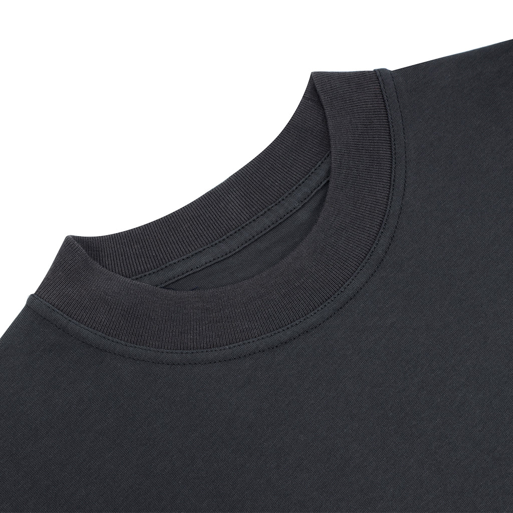 220G Summer Loose Solid Unisex Short Sleeve T Shirt
