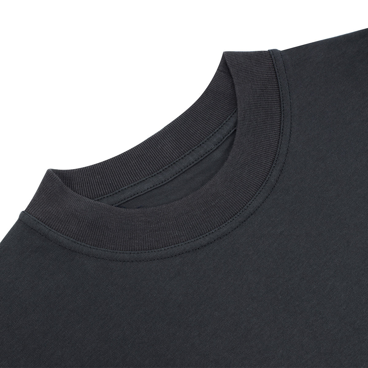 220G Summer Loose Solid Unisex Short Sleeve T Shirt