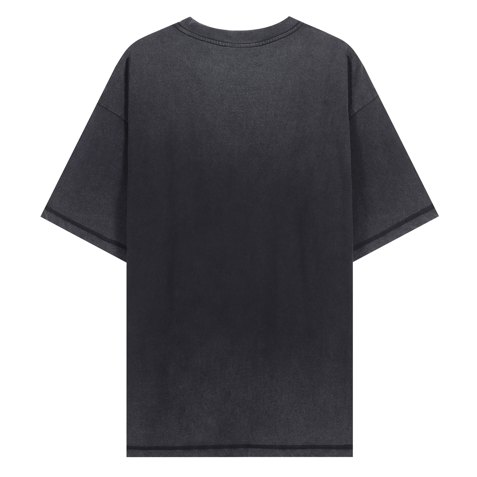 250g Summer Combed Cotton Fried Color Wash T Shirt