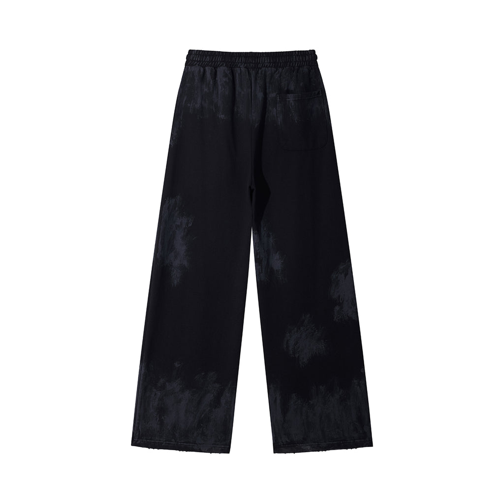 420G Street Destroy Paint Wash Oversize Casual Sweatpant