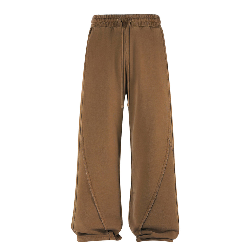 Vintage Wash Street Asute Dye Brown Drawstring Sweatpant