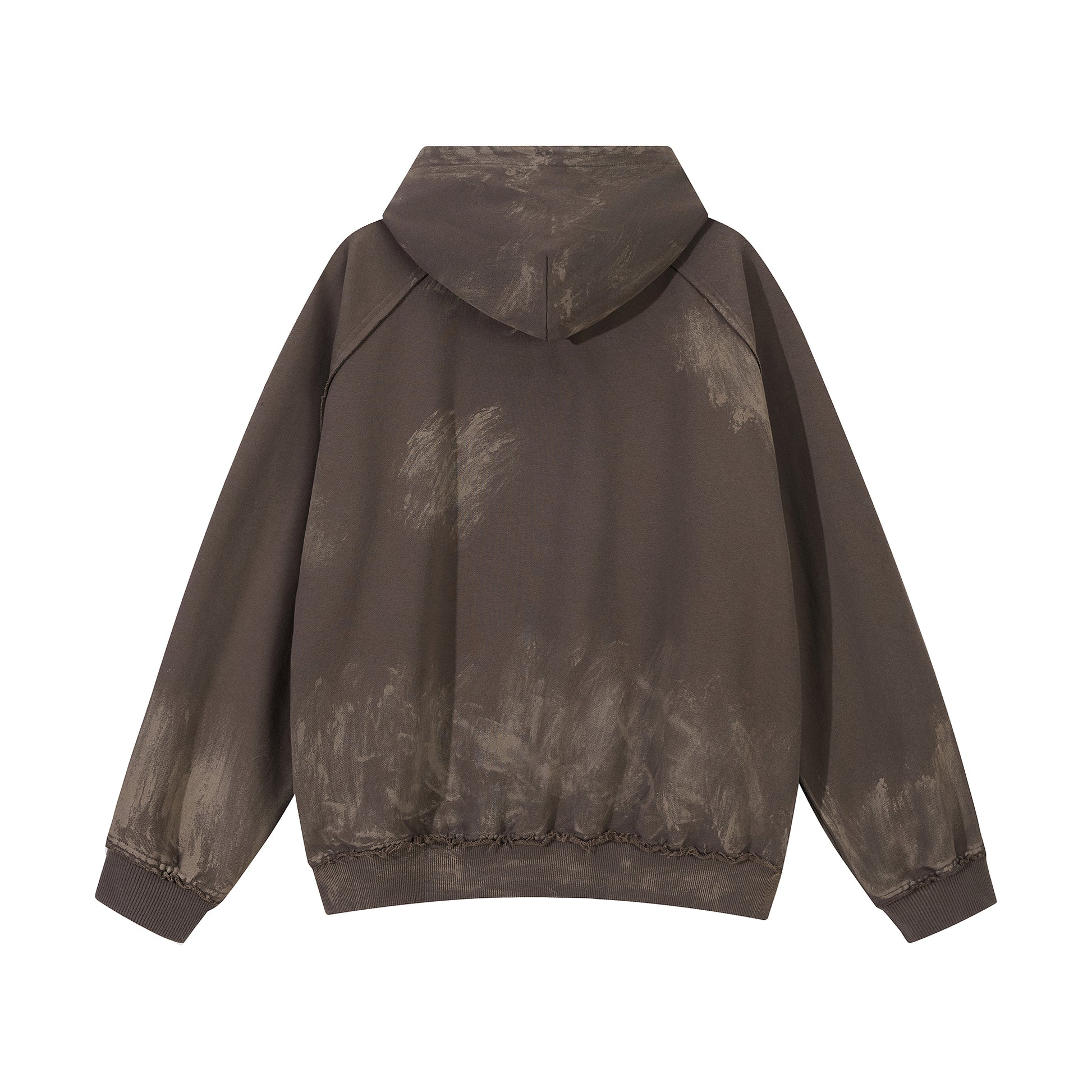 420G Street Fashion Destroy Paint Wash Oversize Casual Hoodies