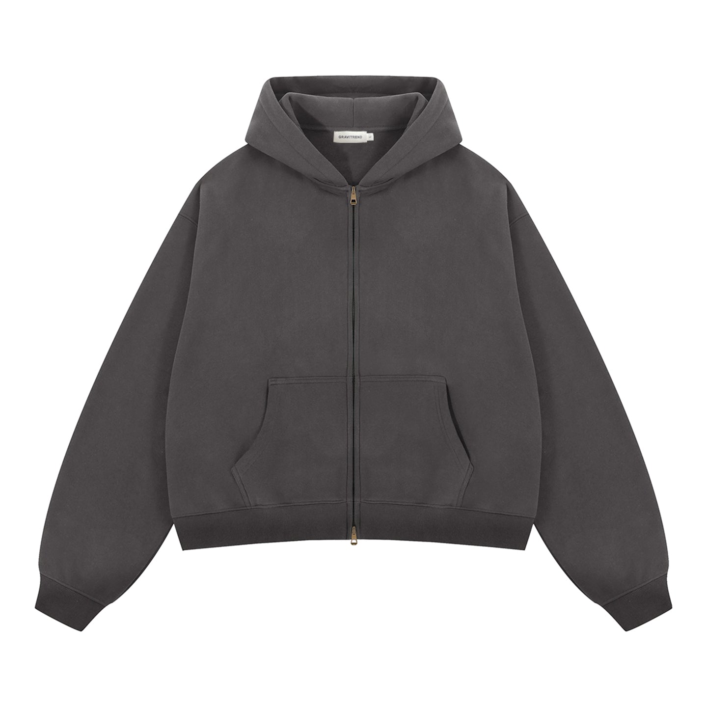 350G Sport Casual Fleece  Zipper Hoodies
