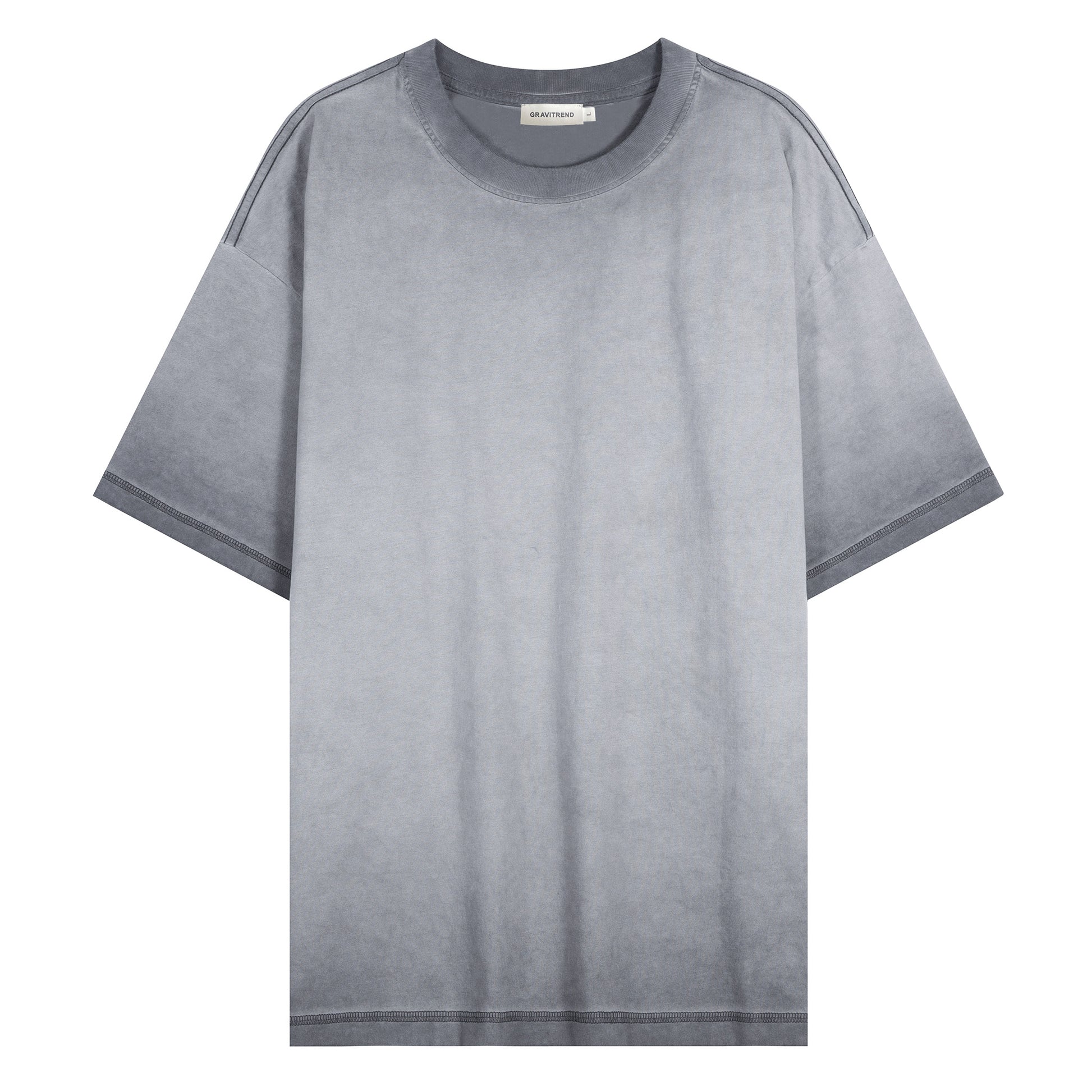 250g Summer Combed Cotton Fried Color Wash T Shirt
