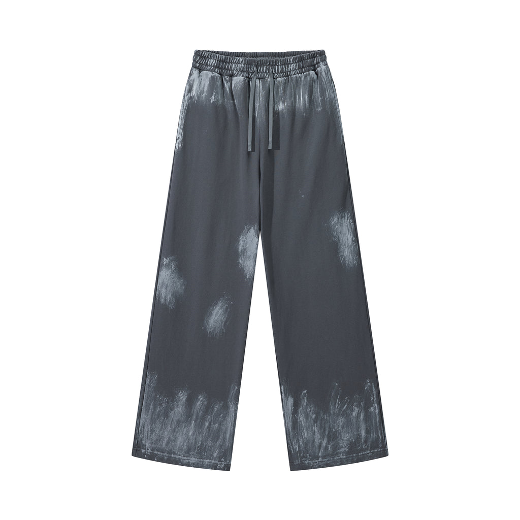 420G Street Destroy Paint Wash Oversize Casual Sweatpant