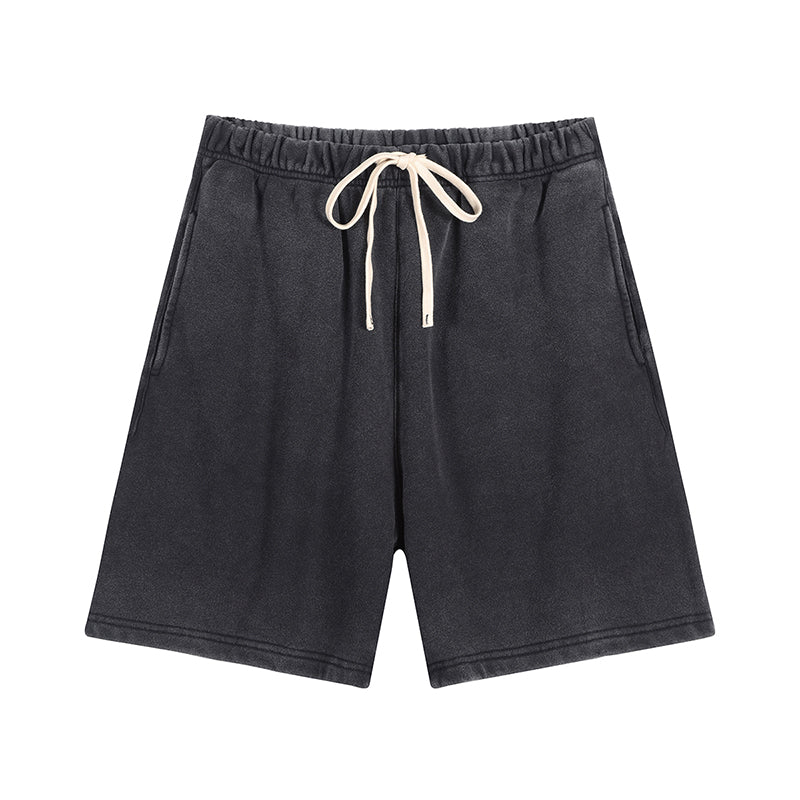 420G Casaul Drastring Fired Color Sweatpant Shorts