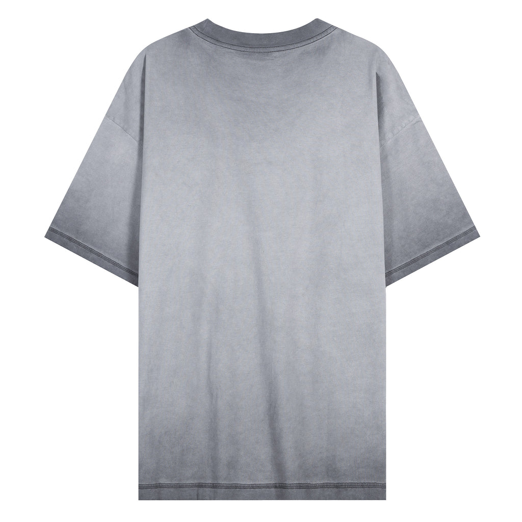 250g Summer Combed Cotton Fried Color Wash T Shirt