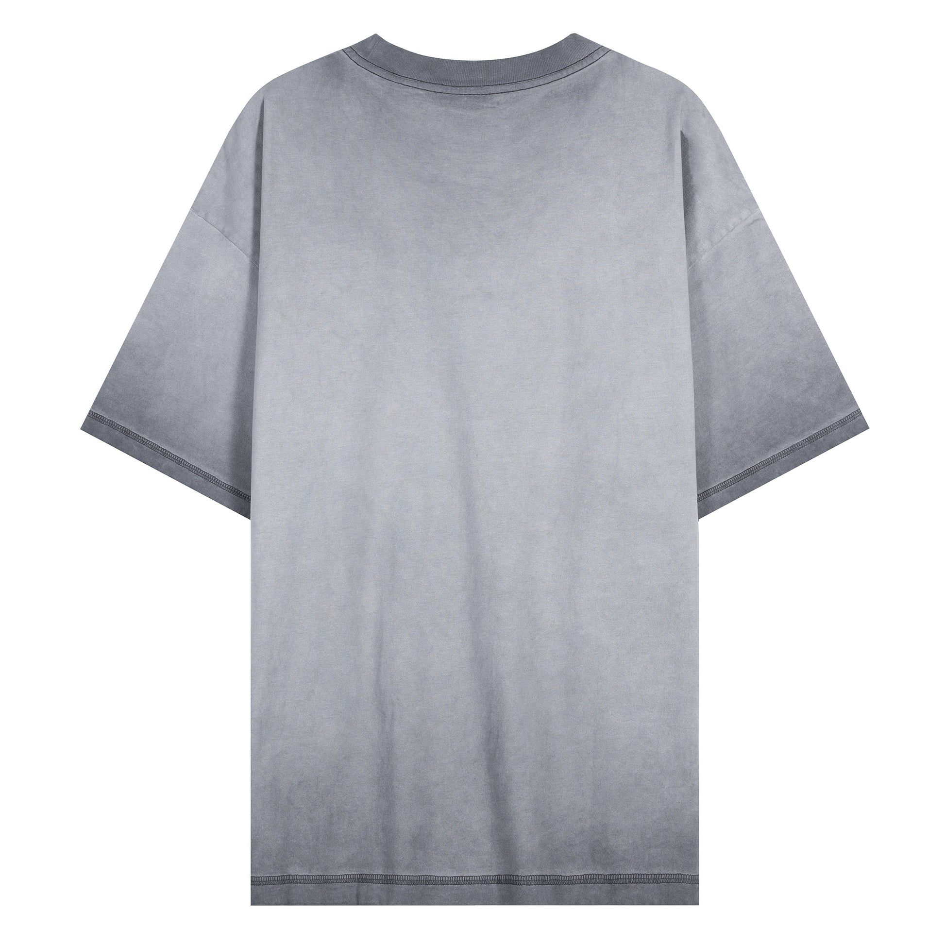 250g Summer Combed Cotton Fried Color Wash T Shirt
