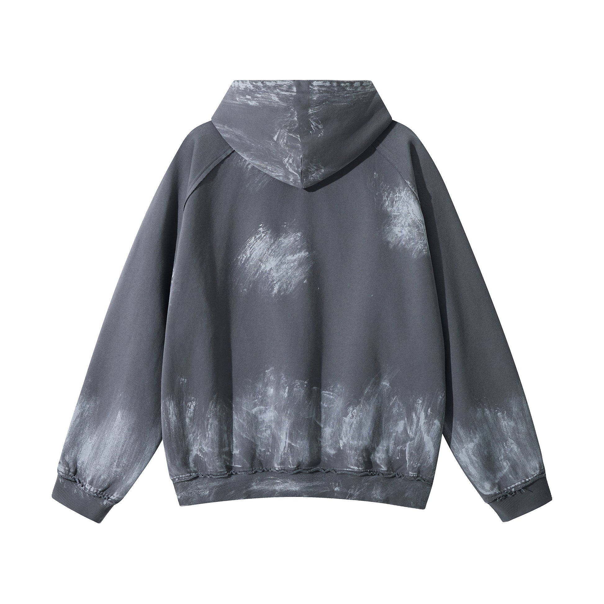 420G Street Fashion Destroy Paint Wash Oversize Casual Hoodies