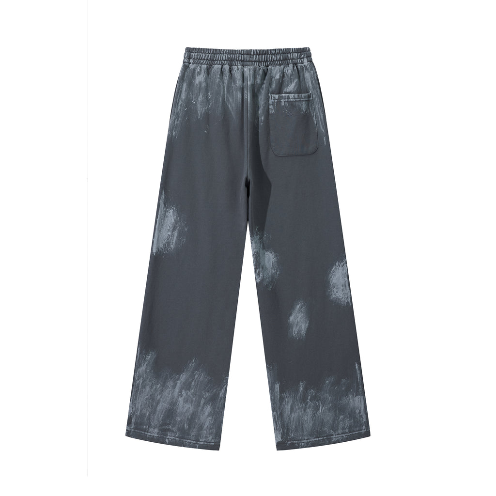 420G Street Destroy Paint Wash Oversize Casual Sweatpant