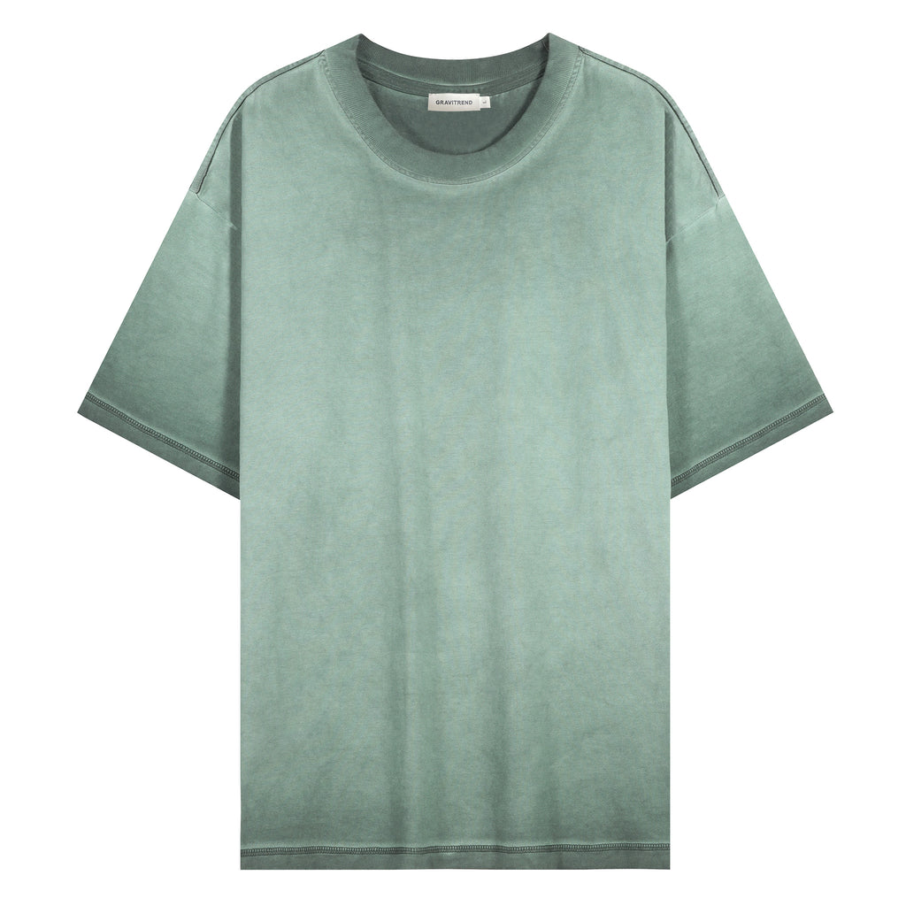 250g Summer Combed Cotton Fried Color Wash T Shirt