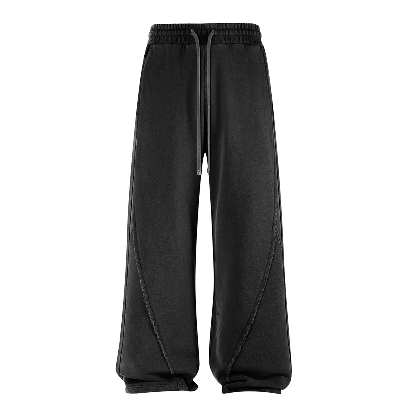Vintage Wash Street Asute Dye Black Drawstring Sweatpant