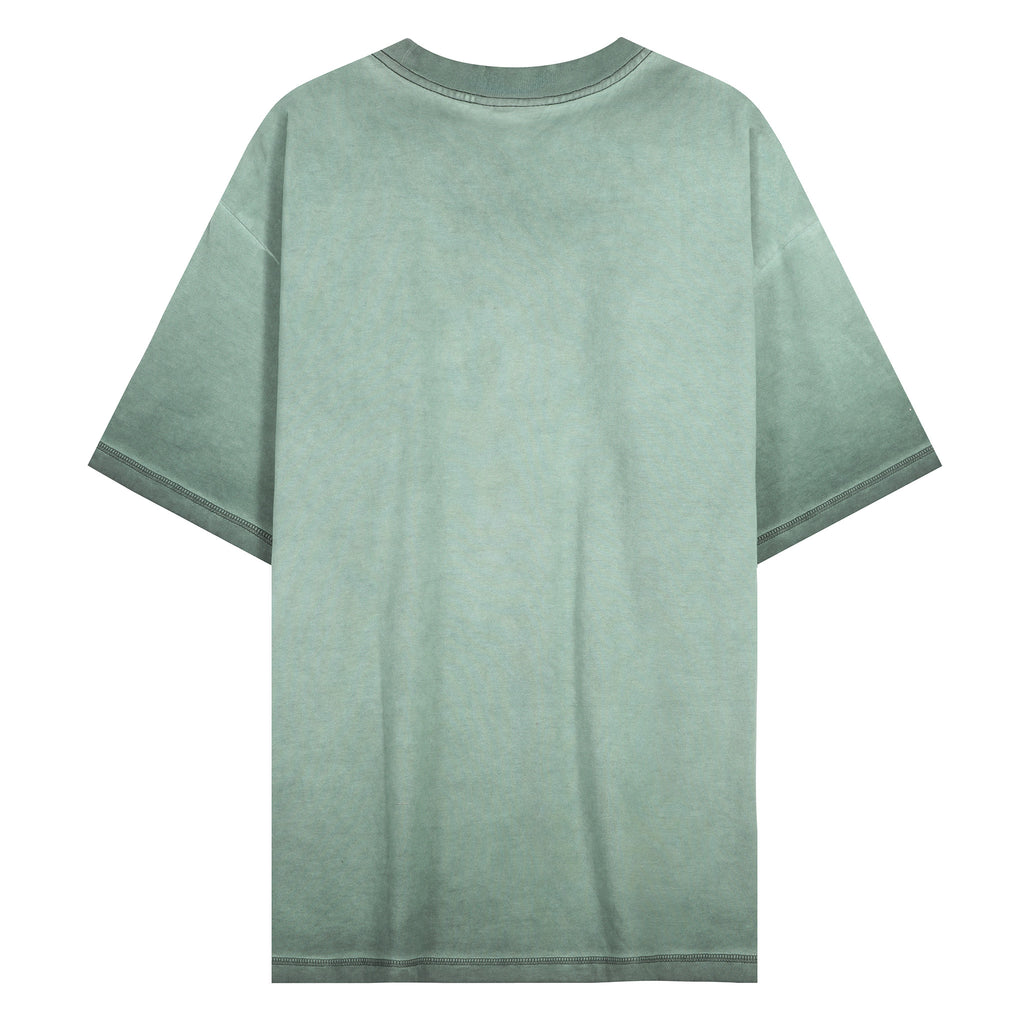 250g Summer Combed Cotton Fried Color Wash T Shirt