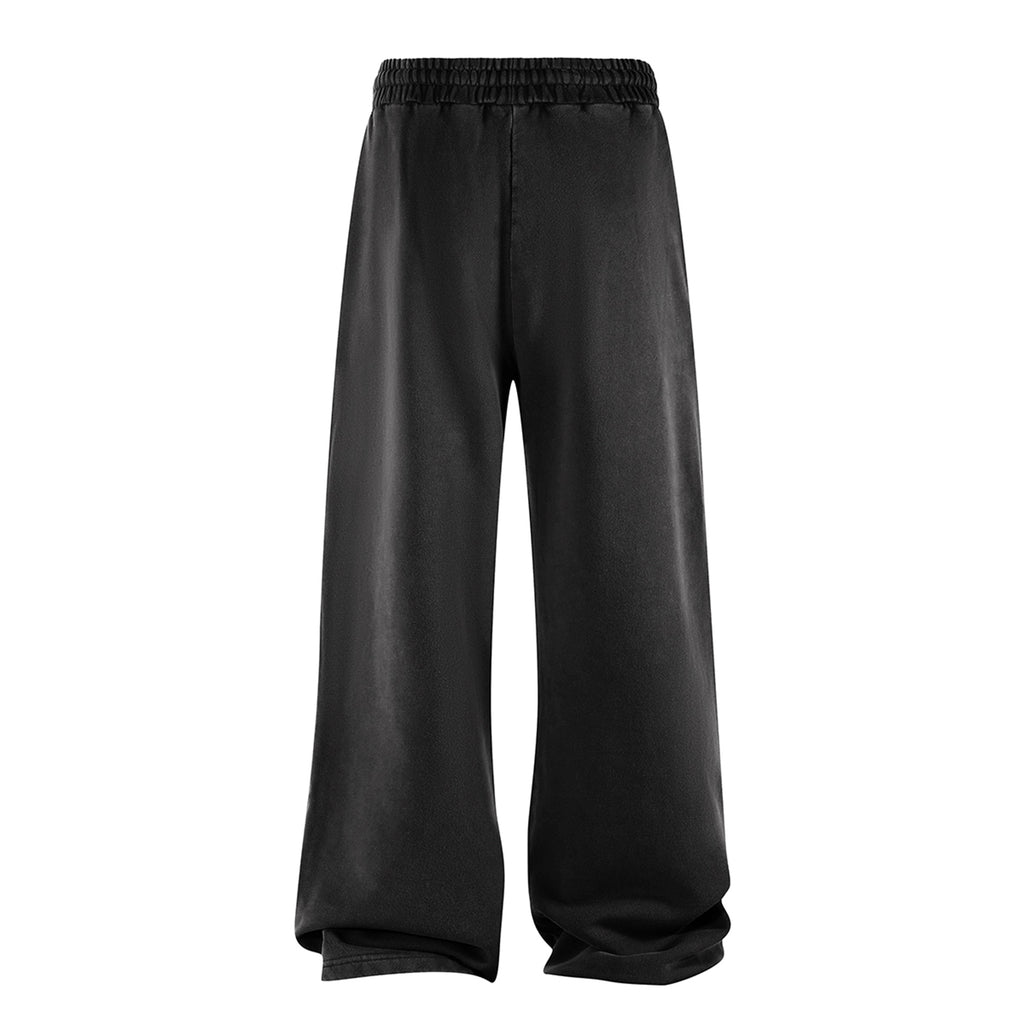Vintage Wash Street Asute Dye Black Drawstring Sweatpant