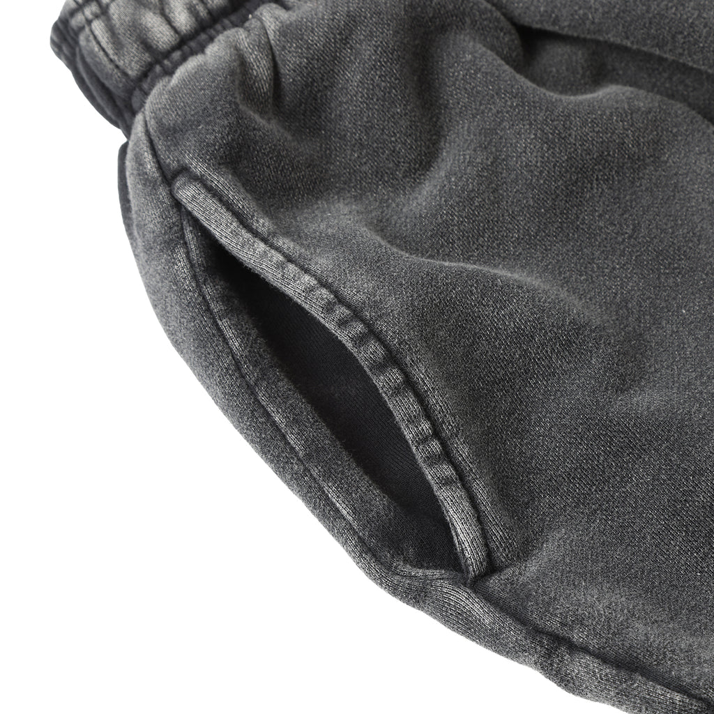 420G Black Wax Wash Drawstring Street Casual Shorts