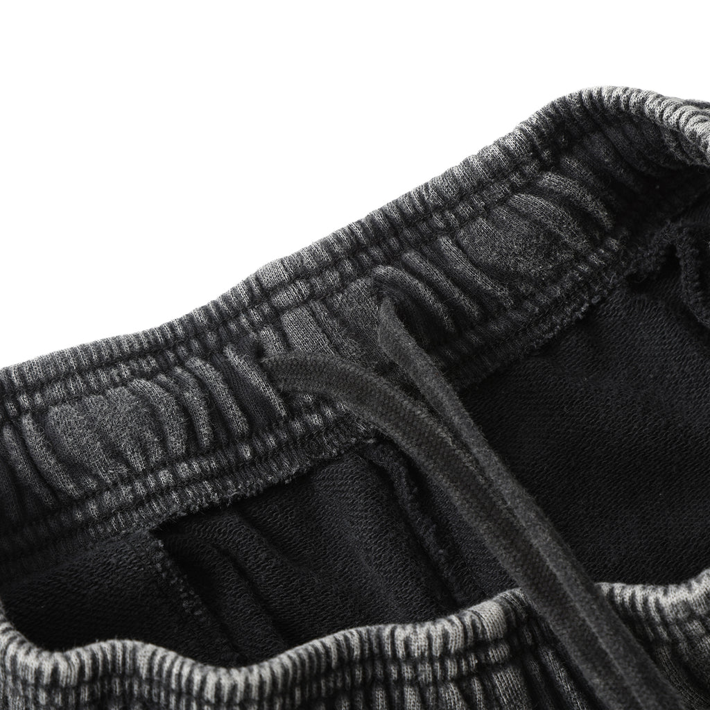 420G Black Wax Wash Drawstring Street Casual Shorts