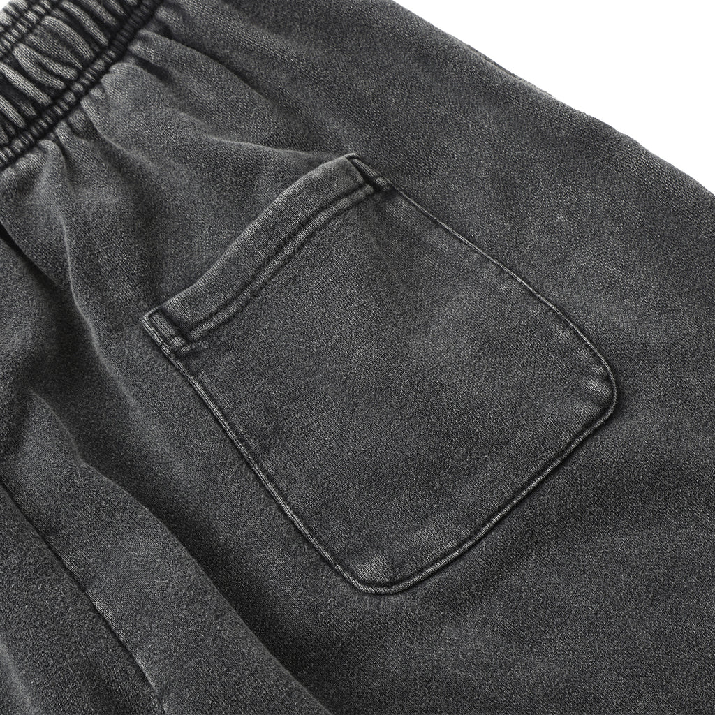 420G Black Wax Wash Drawstring Street Casual Shorts