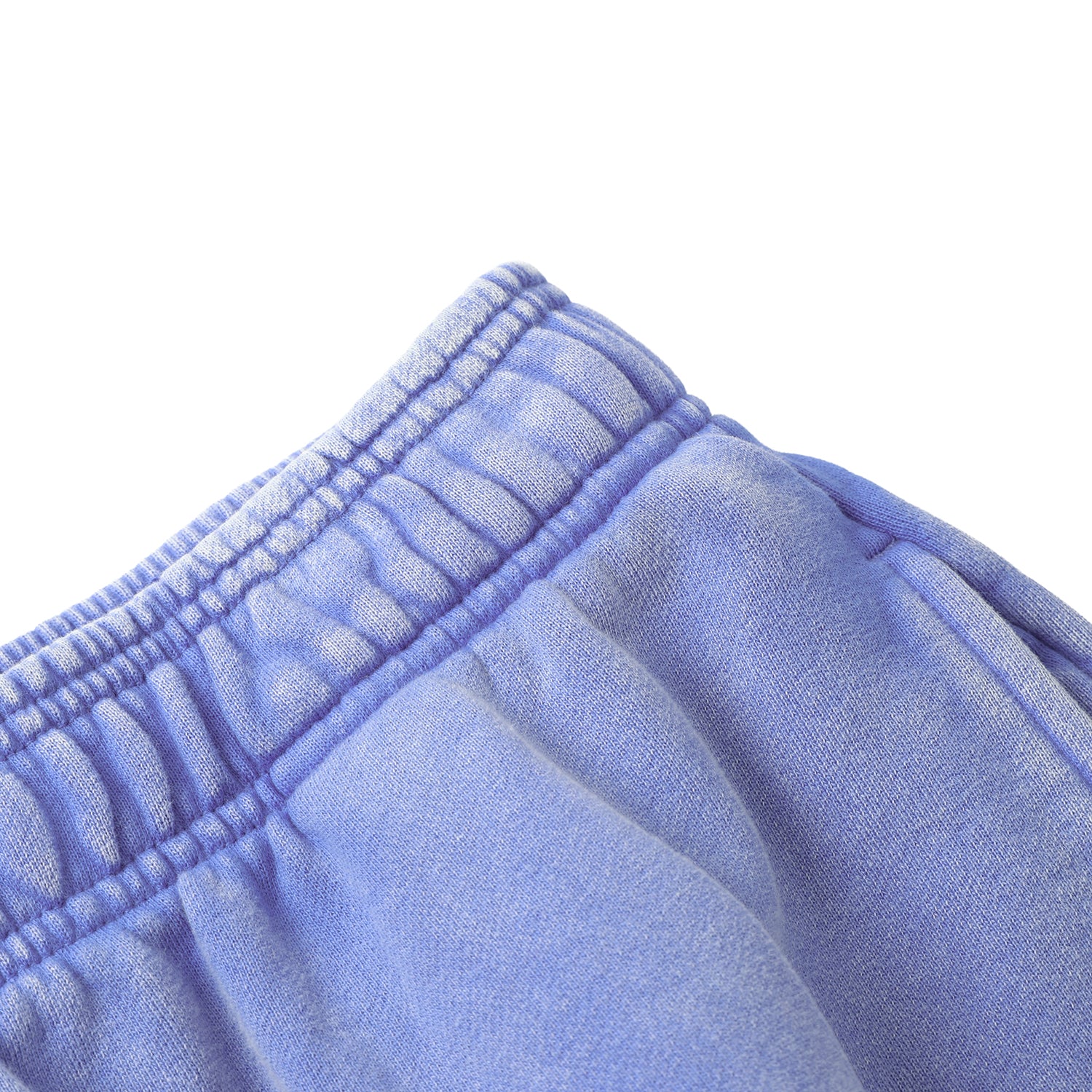 420G Light Blue Wax Wash Drawstring Street Casual Shorts