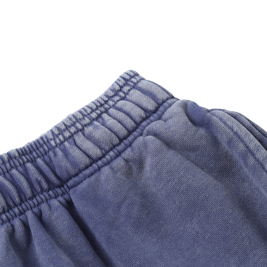 420G Royal Blue Wax Wash Drawstring Street Casual Shorts