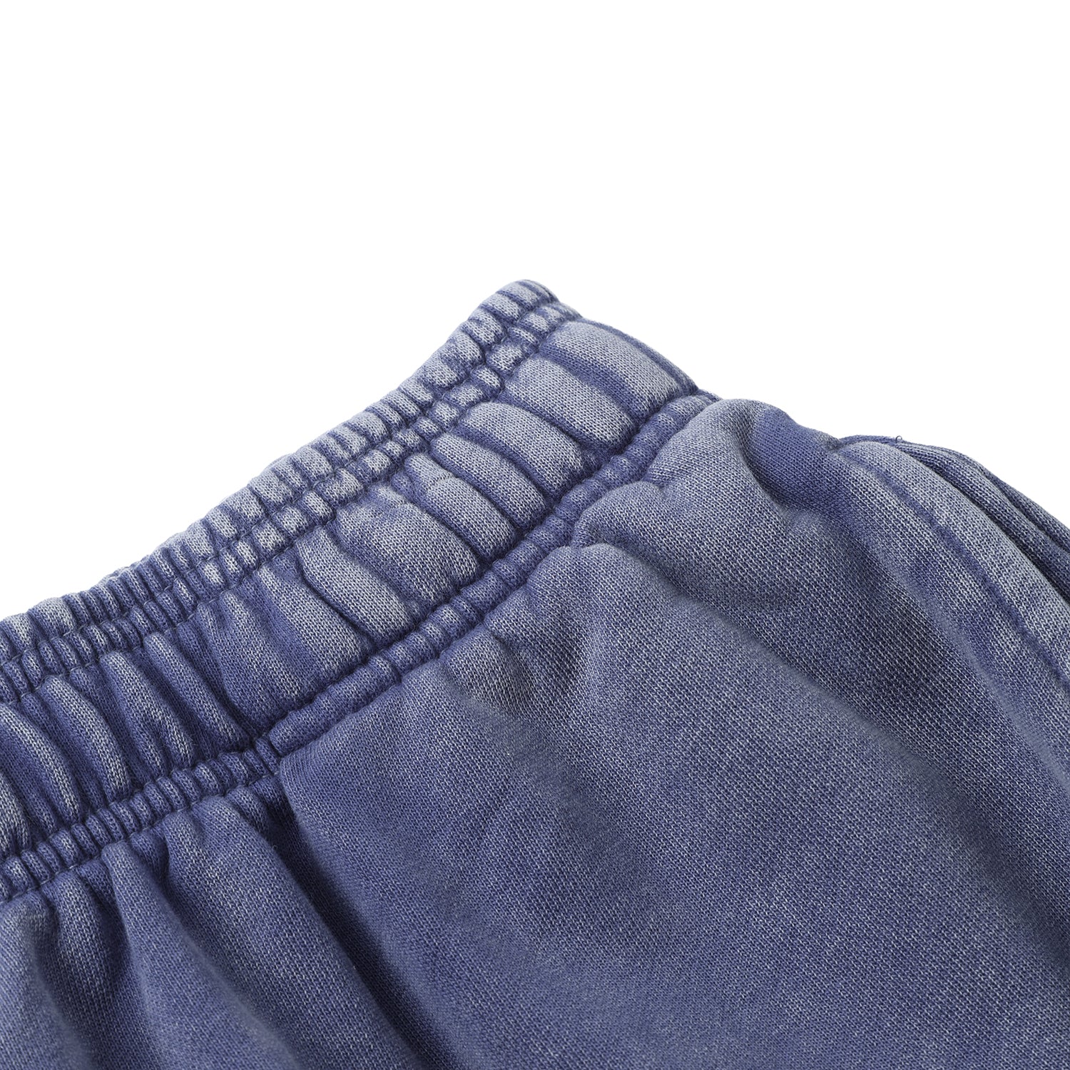 420G Royal Blue Wax Wash Drawstring Street Casual Shorts