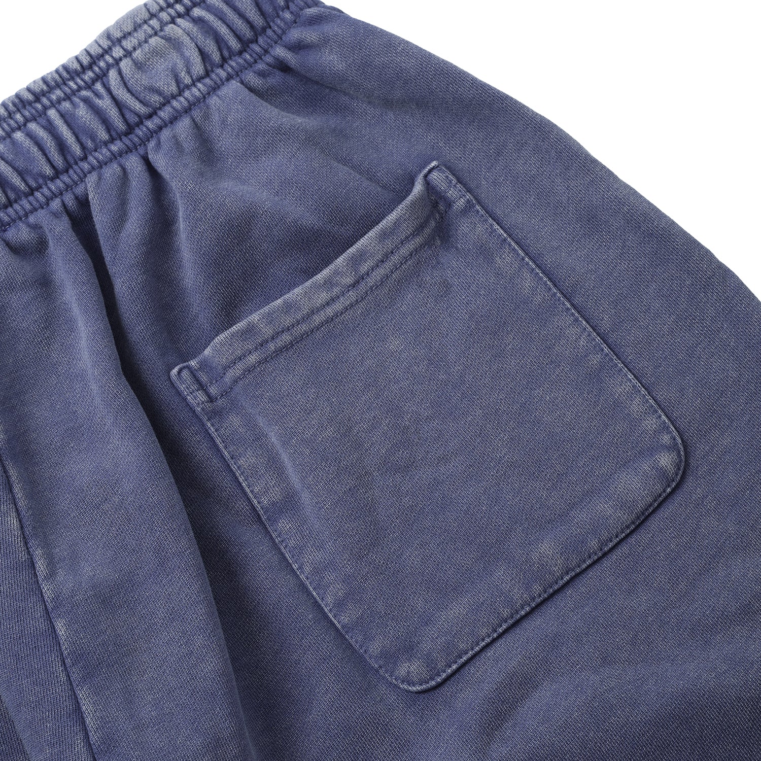 420G Royal Blue Wax Wash Drawstring Street Casual Shorts