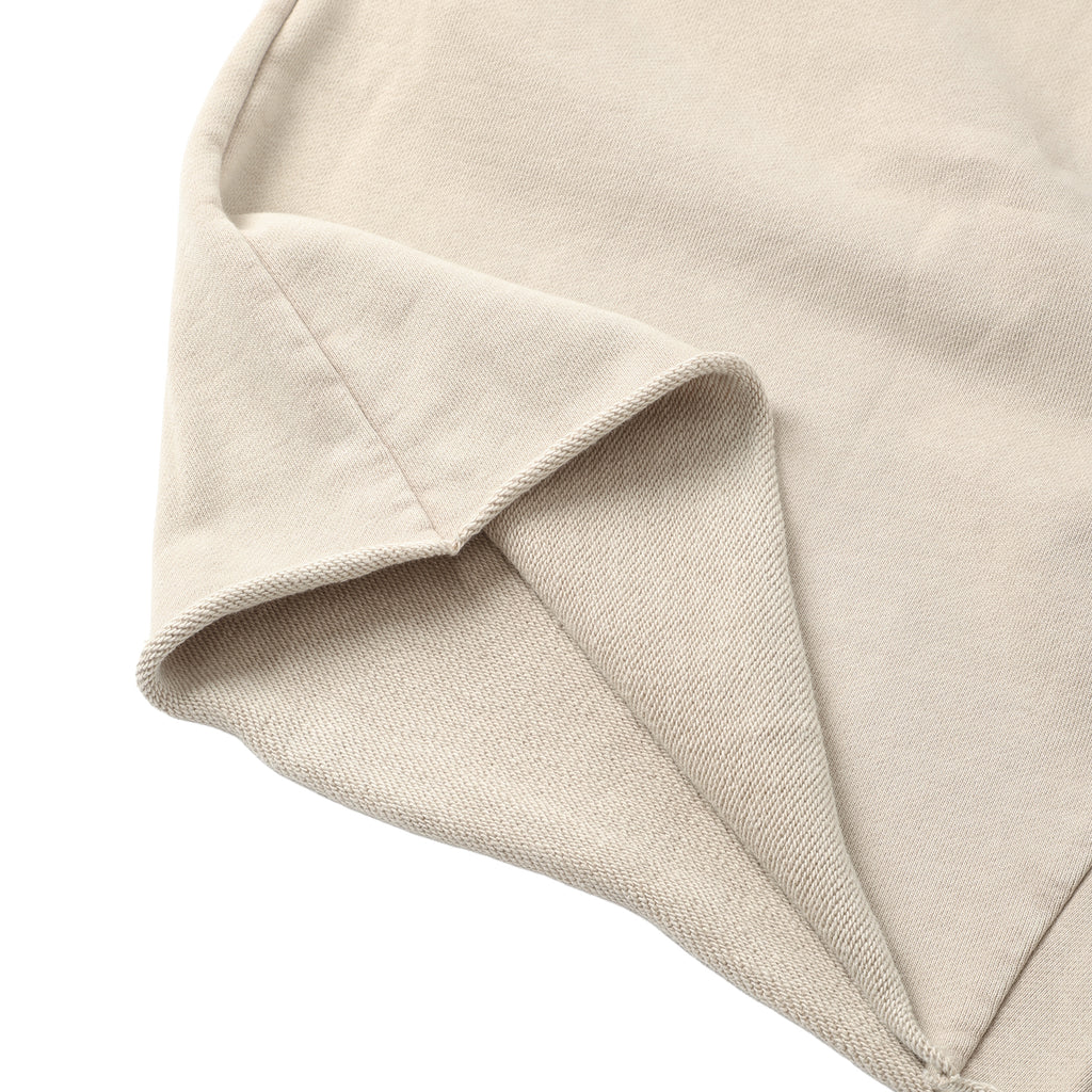 420G Beige Wax Wash Drawstring Street Casual Shorts