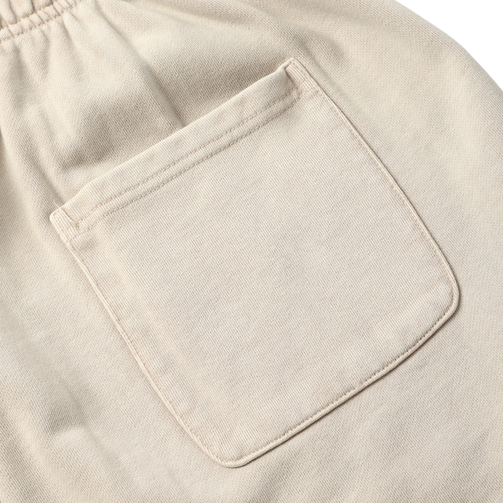 420G Beige Wax Wash Drawstring Street Casual Shorts