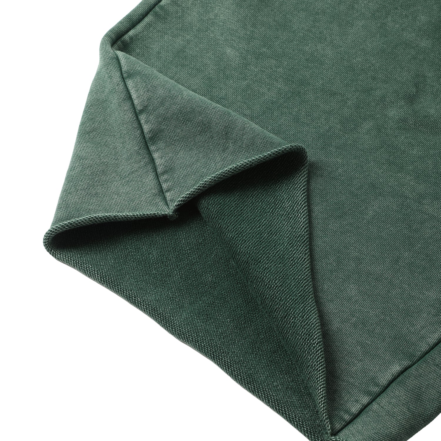 420G Dark Green Wash Drawstring Street Casual Shorts