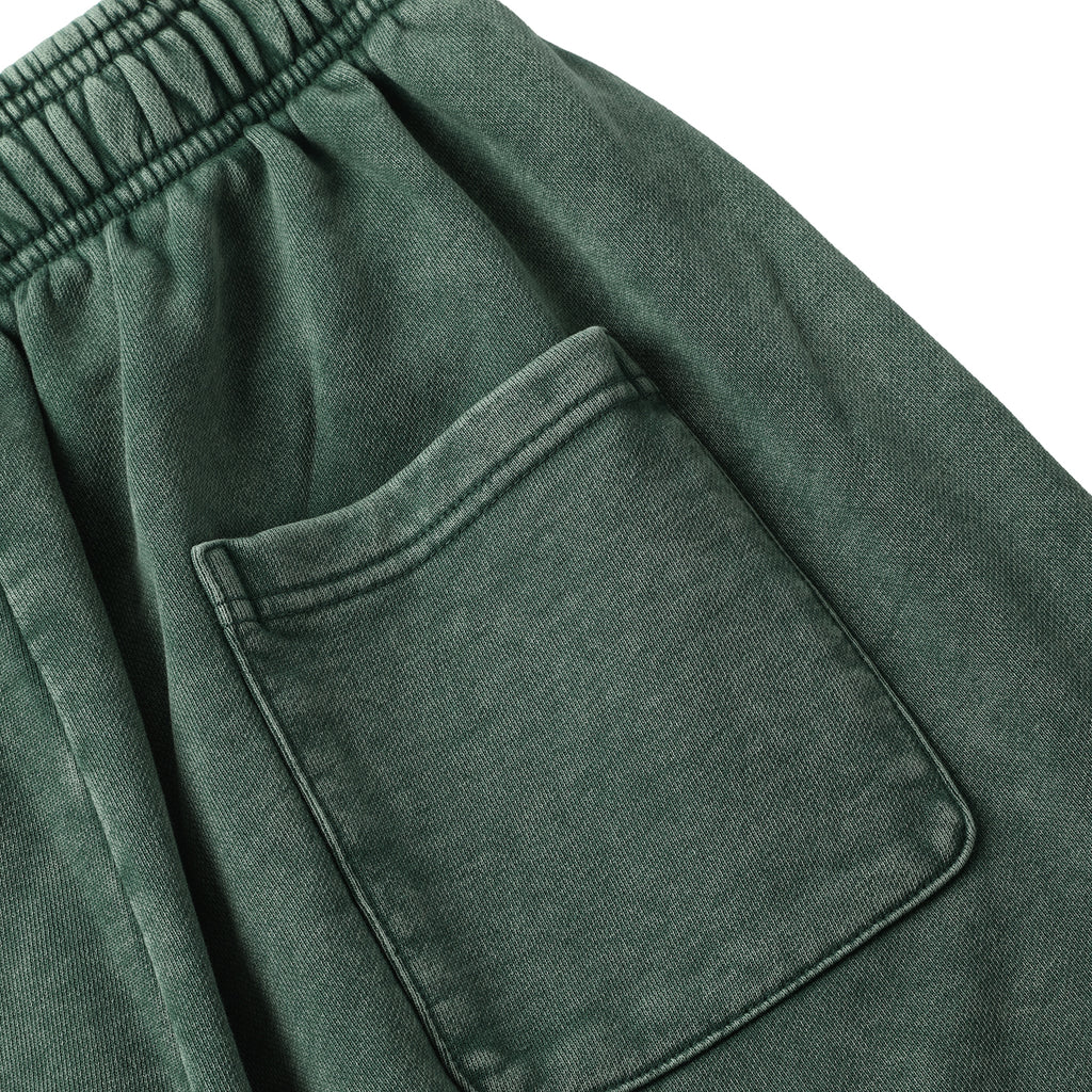 420G Dark Green Wash Drawstring Street Casual Shorts