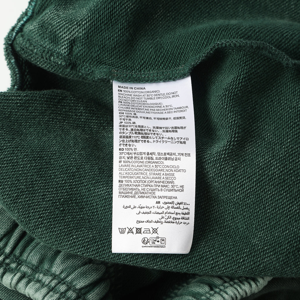 420G Dark Green Wash Drawstring Street Casual Shorts