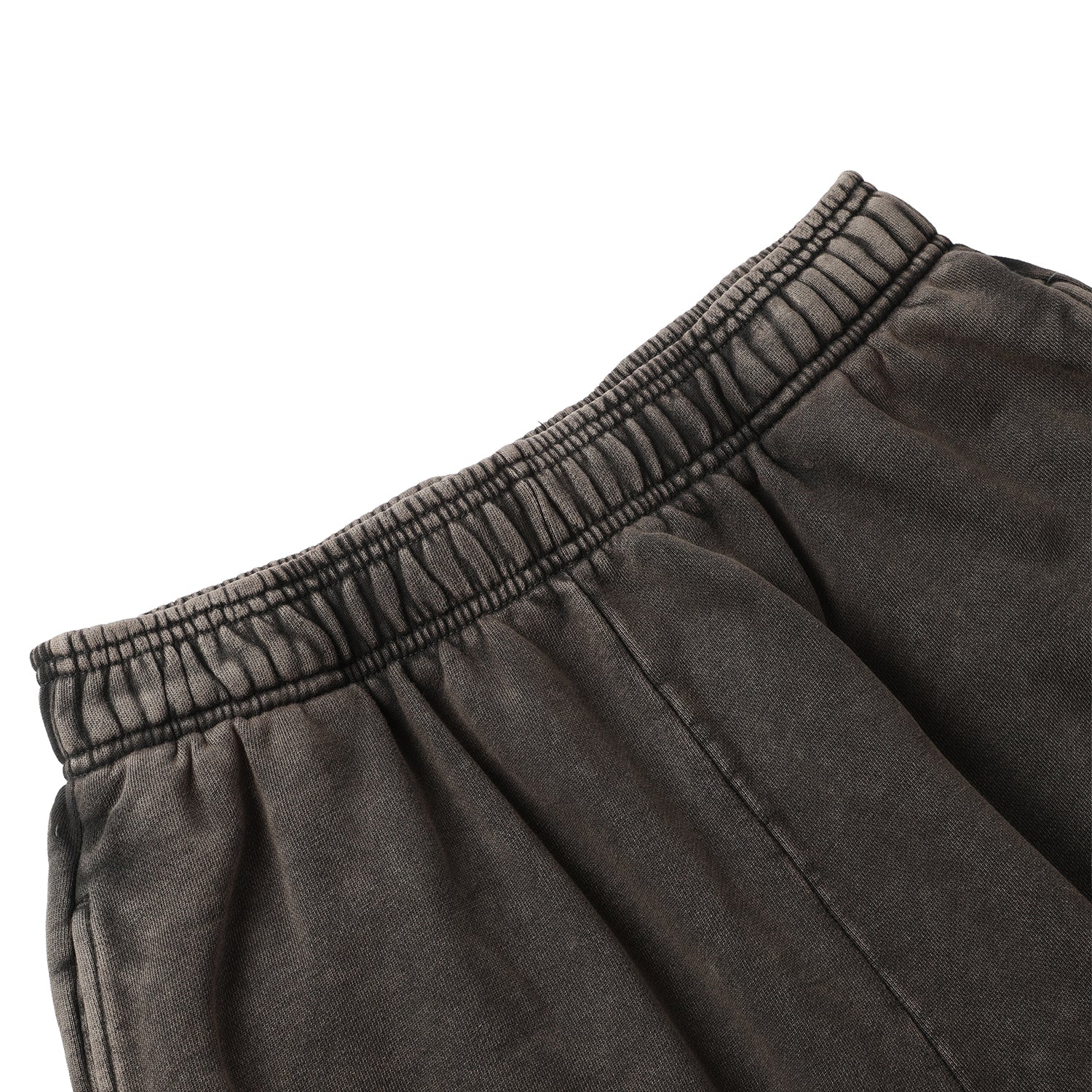 420G DK Grey Wax Wash Drawstring Street Casual Shorts