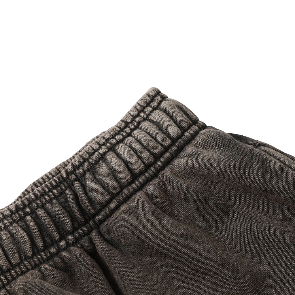420G DK Grey Wax Wash Drawstring Street Casual Shorts