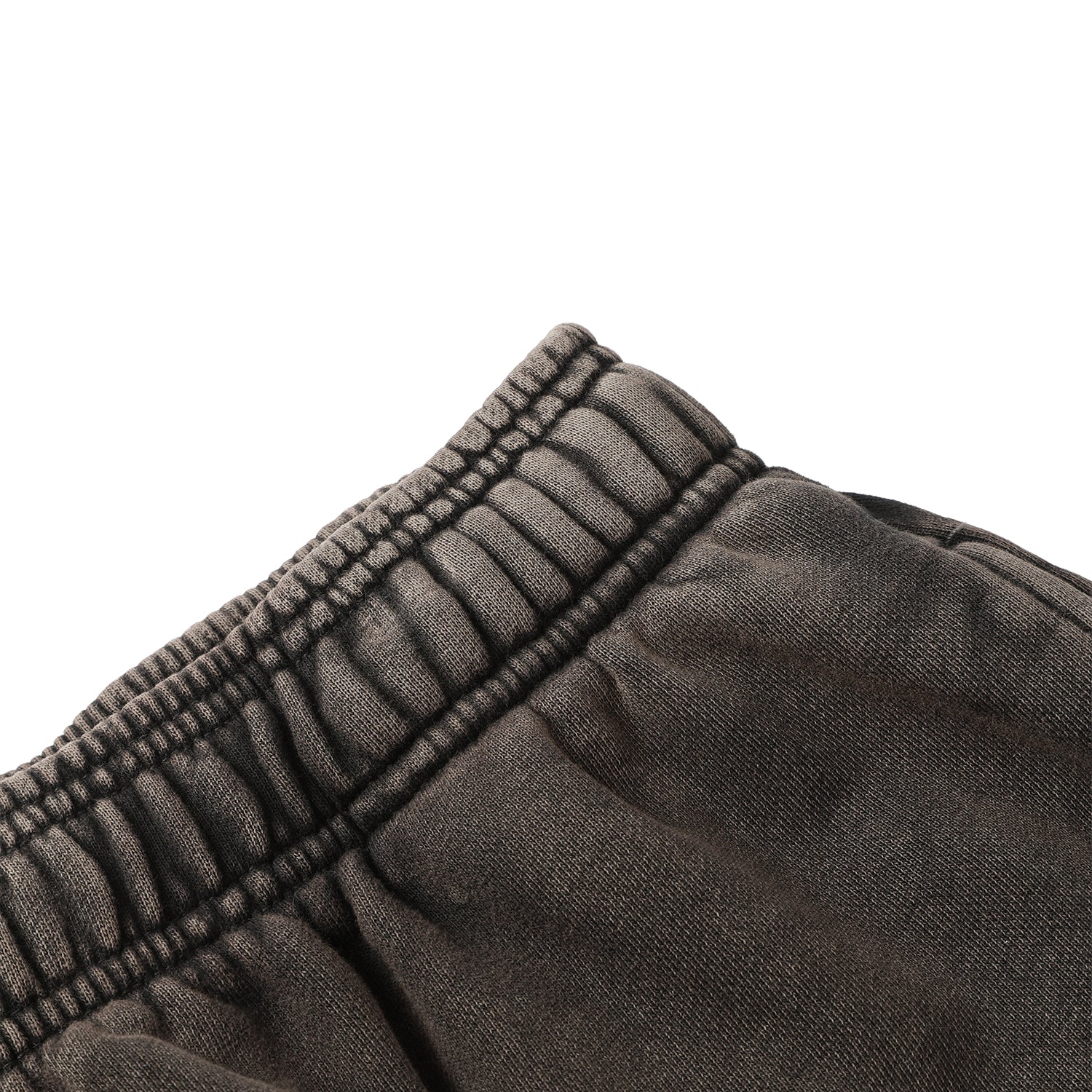 420G DK Grey Wax Wash Drawstring Street Casual Shorts